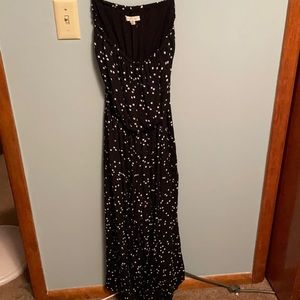 Urban Outfitters Polka Dot Strapless Jumpsuit